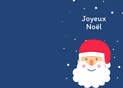 Joyeux Noël avec le Père Noël souriant